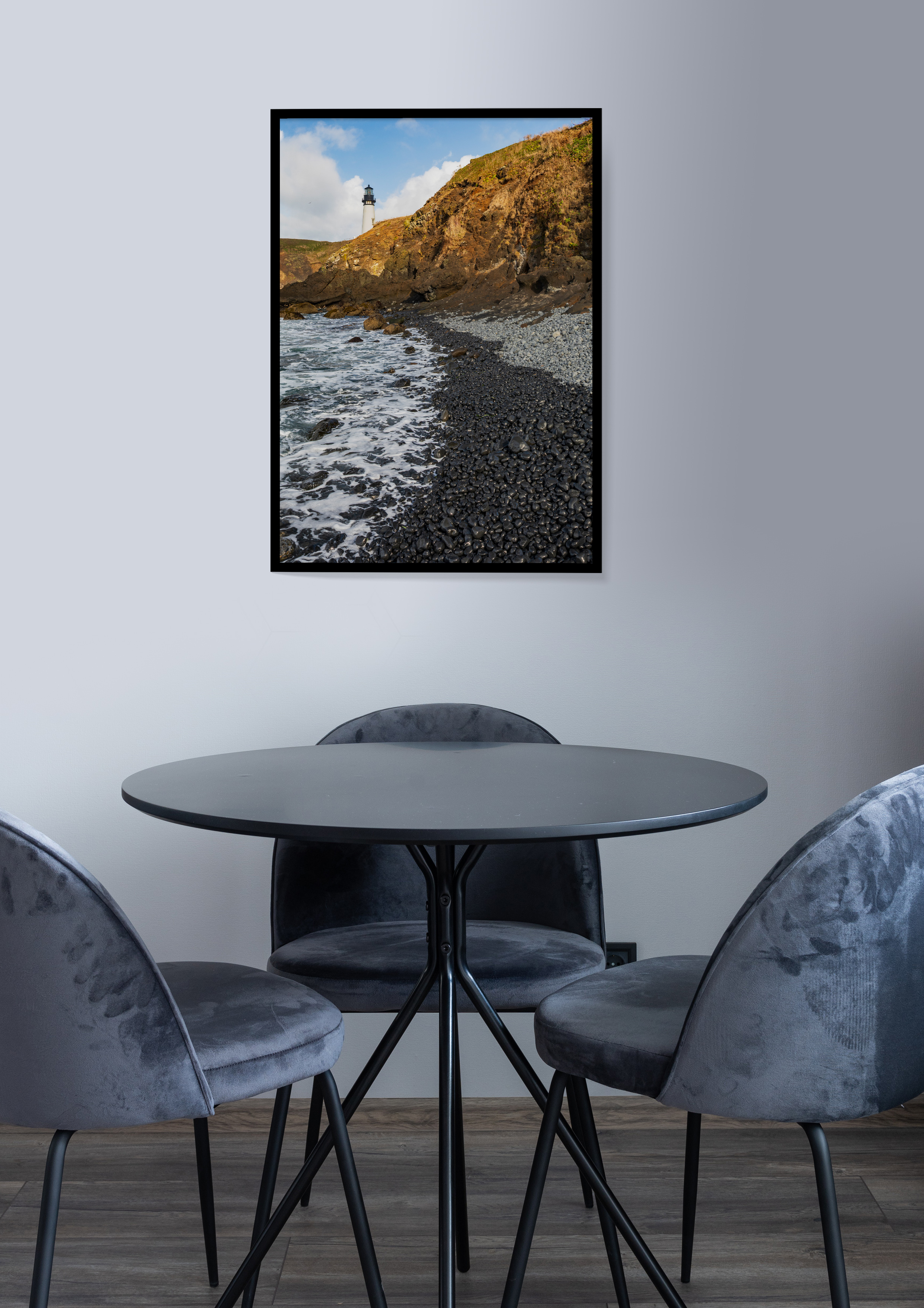 Oregon Coast fine art photography framed in commercial office space by Dan Sproul